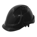 Sealey 502BLK Vented Safety Helmet - Black