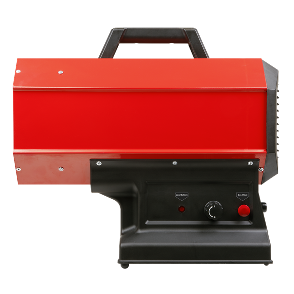 Sealey LP69CCOMBO Space Warmer® Propane Heater 30,000-68,000Btu/hr (9-20kW) 230V with 20V 4Ah Kit