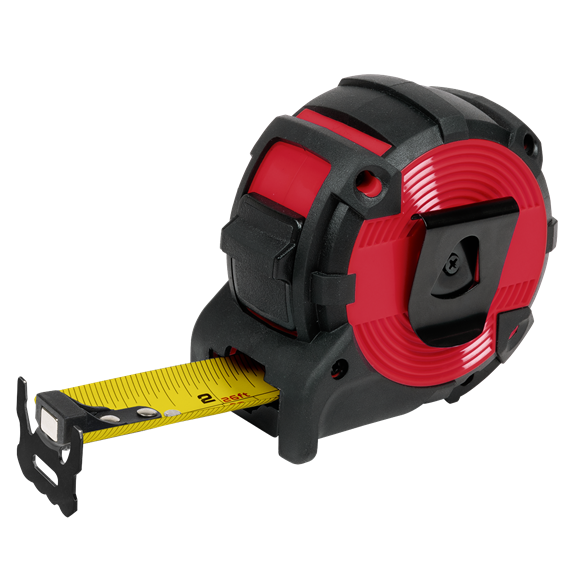 Sealey AK9851 Metric / Imperial Tape Measure Extra-Wide Blade 8m(26ft) x 32mm