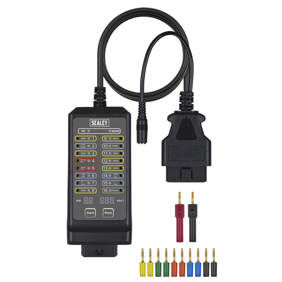 Sealey VS8813 OBD Breakout Box 16-Pin 12V/24V