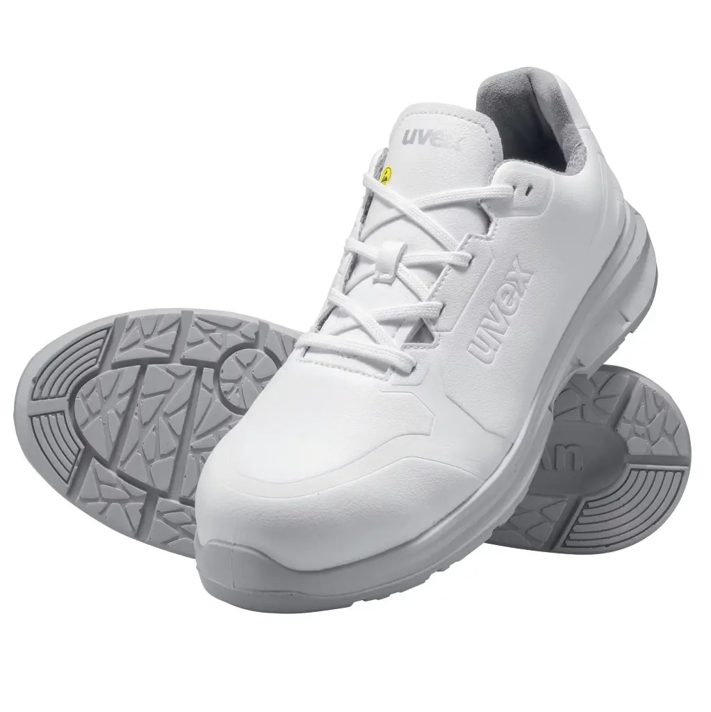 uvex 65822 1 sport white lace-up shoe S3 SRC PPE Safety Shoes