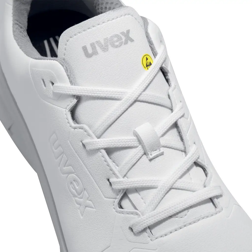 uvex 65822 1 sport white lace-up shoe S3 SRC PPE Safety Shoes