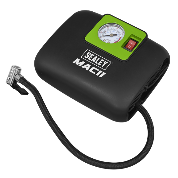 Sealey MAC11 Tyre Inflator with Worklight 12V