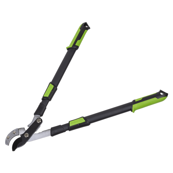 Sealey GTSG017 Telescopic Anvil Lopping Shears with Soft Grip Handle, Geared & Carbon Steel Blade