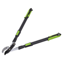 Sealey GTSG017 Telescopic Anvil Lopping Shears with Soft Grip Handle, Geared & Carbon Steel Blade