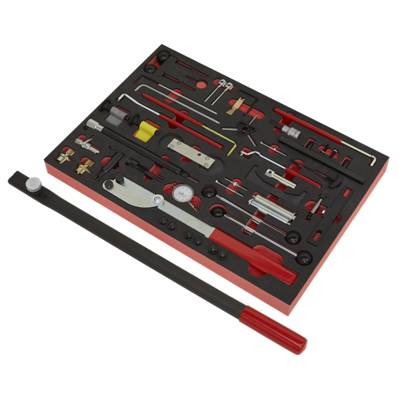 Sealey VS5100MK Diesel/Petrol Master Timing Tool Kit for VAG 59pc - Belt/Chain Drive