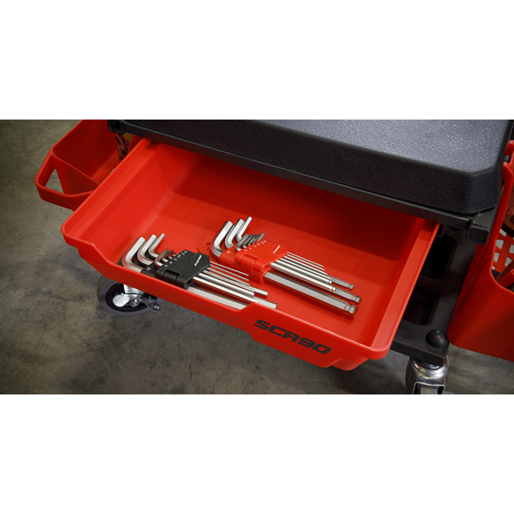 Sealey SCR90 Mechanic's Deluxe Detailing Utility Seat