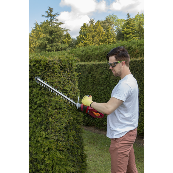 Sealey CHT20VCOMBO2 SV20 Series 52cm Cordless Hedge Trimmer 20V 2Ah with Battery & Charger