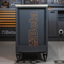 BETA Tools RSC24AXLP/7 Mobile roller cab with 7 drawers, with wood worktop and anti-tilt system, long model