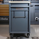 BETA Tools RSC24AXLP/7 Mobile roller cab with 7 drawers, with wood worktop and anti-tilt system, long model