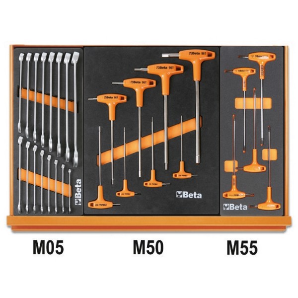 BETA Tools 5980U/BIKE-M Assortment of 106 bicycle tools