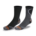 BETA Tools 7422P 2 pairs of calf-length socks made from recycled terry cotton 