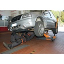 BETA Tools 3030H/2T High-lift hydraulic jack, 2 t, with 6 wheels