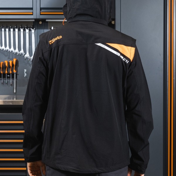 BETA Tools 7669N Stretch work jacket lightweight multi pocket 4-Way Stretch Removeable Sleeves XS-XXXL