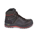 BETA Tools 7294HM Water-repellent greased full-grain leather ankle waterproof, with reinforcement polyurethane toe cap cover and anti-abrasion insert on heel area safety shoes with high-performance VIBRAM® rubber tread