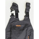 BETA Tools 7903G Work bib and brace overalls New design - Improved fit, Metal zip closure, Knee pad pockets XS-4XL