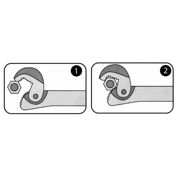 BETA Tools 186 Self-locking wrench with automatic take-up device for hexagons, 8 to 32 mm