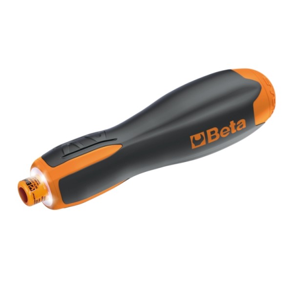 BETA Tools 1210E/GE Evox-E electric screwdriver 250rpm >12 Nm, 1/4" magnetic bit holder, USB-C, 6x LED