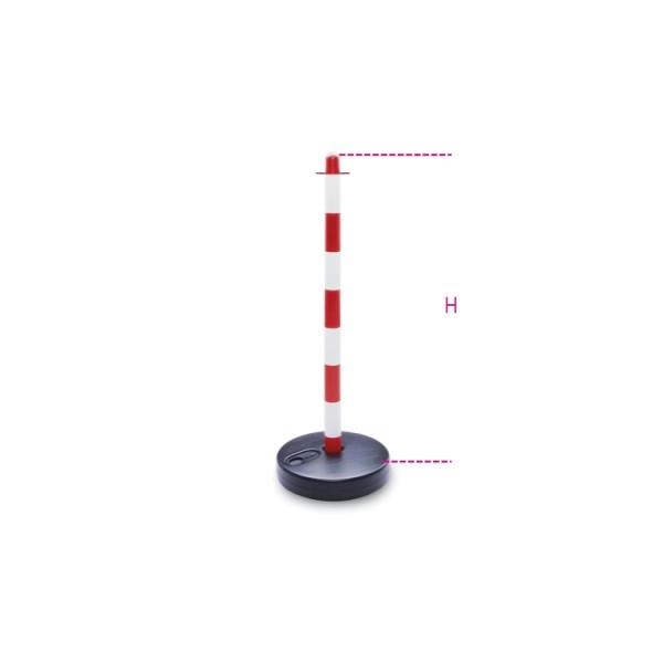BETA Tools 7104 90 Plastic Posts with fillable bases (for Plastic Barrier Chain) 90cm Height