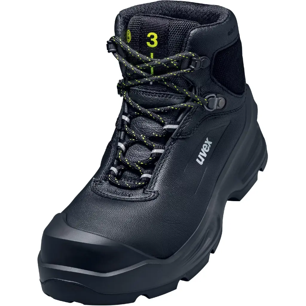 uvex 3 68742 i-PUREnrj Safety Boots S3 SRC ESD Cert Metal-Free Water Res Leather UK 5-16