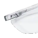 uvex 9145265 pure-fit ultra-lightweight 19g safety glasses Metal-free Clear