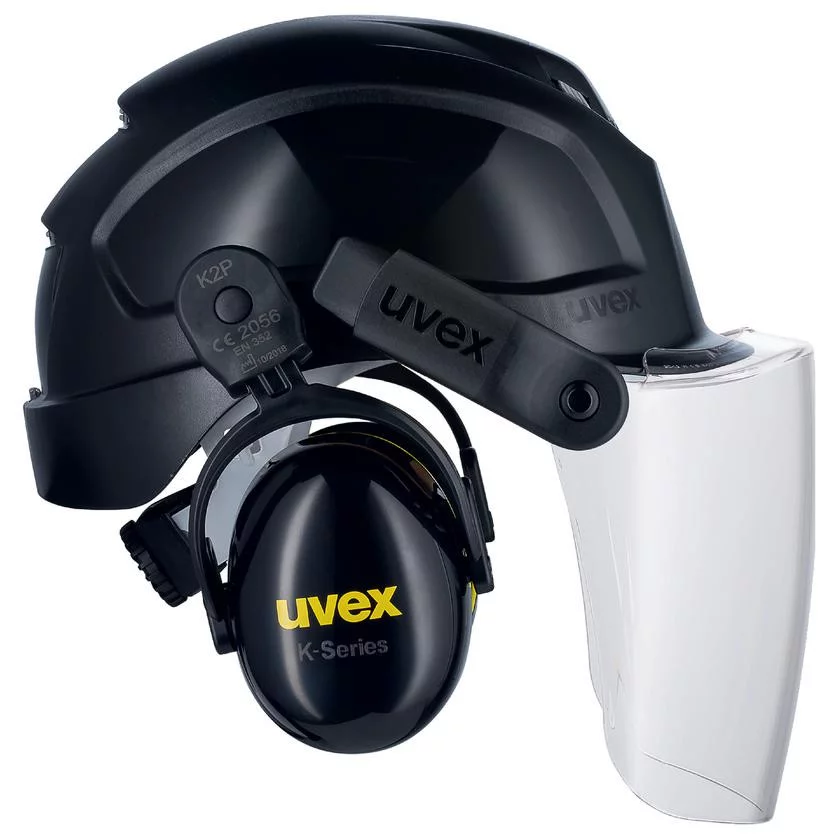 uvex 9770931 pheos E-S-WR 3D suspension harness safety helmet x6 Colours Available - Black / White / Yellow / Red / Blue / Grey
