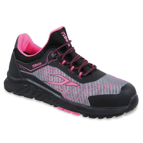 Beta Tools 7352LG 0-Gravity Women's / Ladies ultralight mesh fabric safety shoe trainer sneaker, highly breathable High-visibility reflective mesh upper UK 2-8