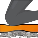 Beta Tools 2254T Kneeling pad, non-slip EVA foam