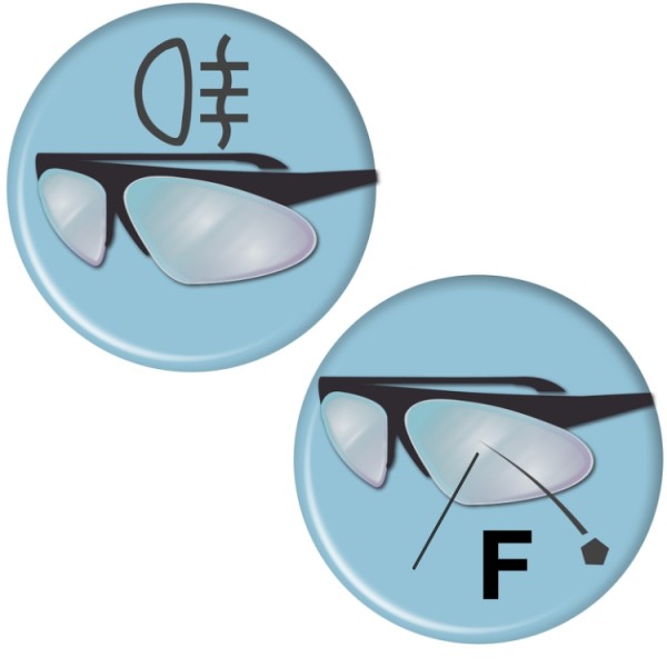 Beta Tools 7076BC Safety glasses with clear polycarbonate lenses