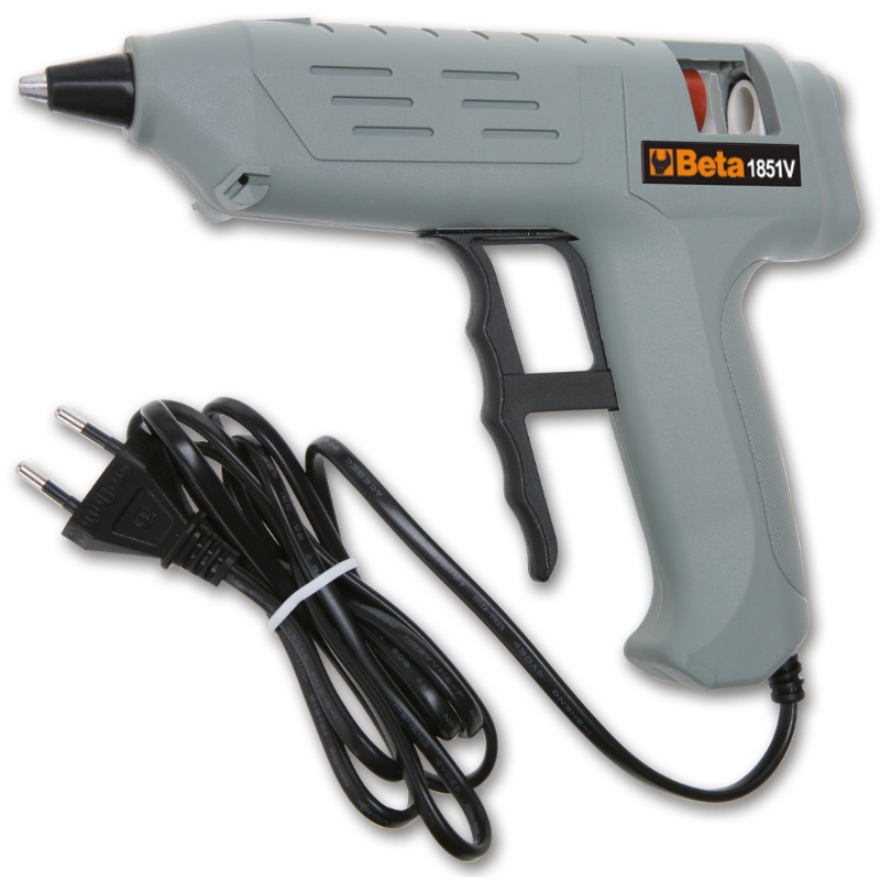 Beta Tools 1851VK Hot glue gun with 12 thermofusible glue sticks in case