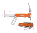 Beta Tools 1778X Knives for nautical maintenance, stainless steel blades, aluminum handles in case