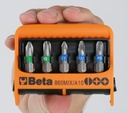 Beta Tools 860MIX/A10 Set of 10 bits with magnetic bit holder in plastic case