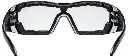 uvex pheos guard spectacles, PPE safety that looks the part, modern safety spectacles with a fashionable design and duo-spherical lens technology, 100 % metal-free
