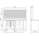 Beta Tools C55PB/3 Workshop equipment combination RSC55