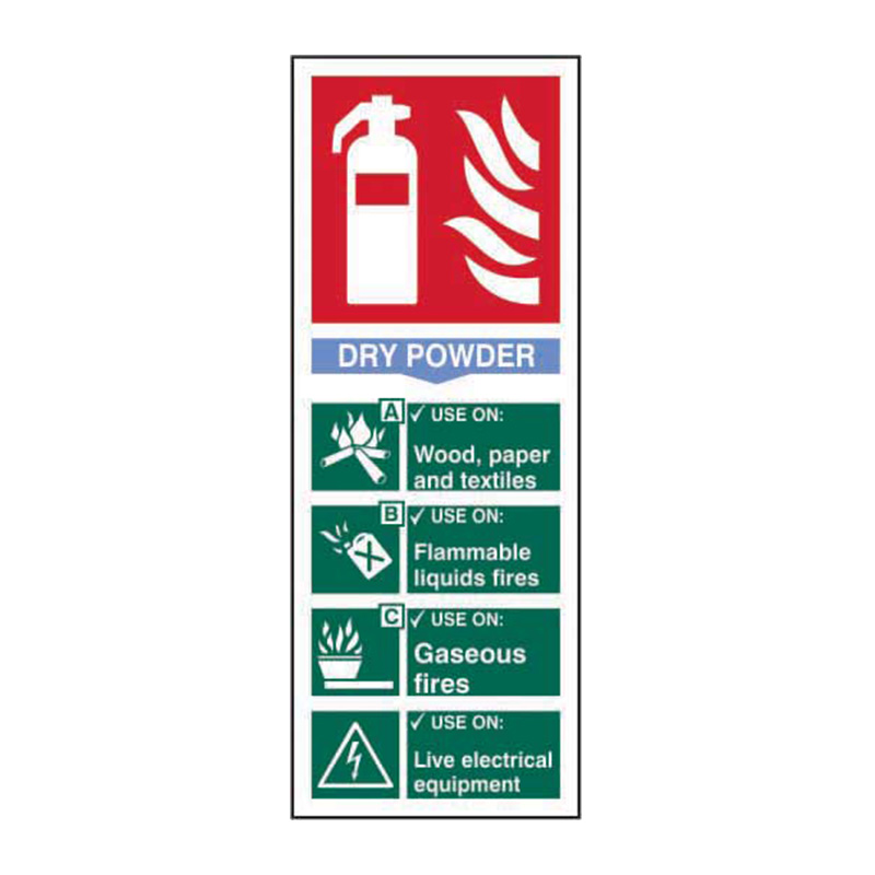Fire extinguisher: Dry powder - SAV (82 x 202mm)