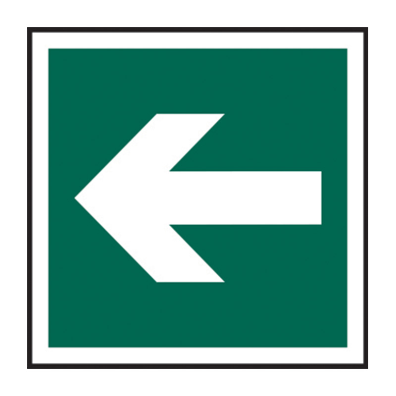Horizonal arrow symbol - SAV (125 x 125mm)