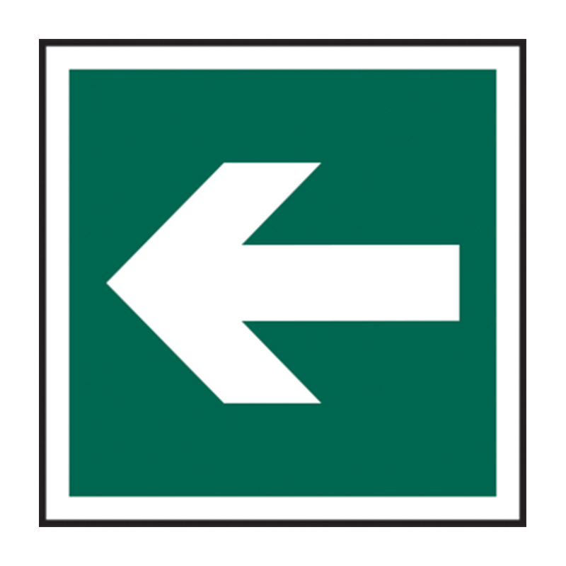 Horizonal arrow symbol - SAV (150 x 150mm)
