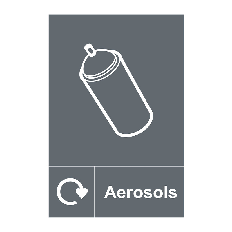 Recycling: Aerosols - SAV (150 x 200mm)