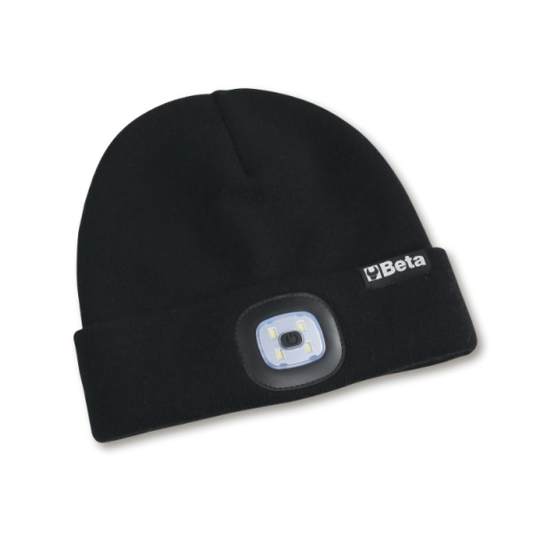 BETA 7980L New Winter cap with LED light, rechargeable
