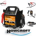 BETA Tools 1498/24 Portable car and commercial vehicle starter, 12-24V Pickup current: 4200A (12V) - 2100A (24V)
