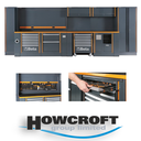 BETA Tools C55 Comprehensive workshop equipment combination RSC55 Cabinets, Workbench, Mobile Roller Cab,  Drawers, Tool Panels