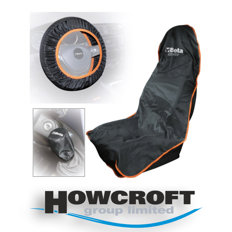 Beta Tools 2254K Reusable and washable nylon seat, steering wheel & gear knob protector.