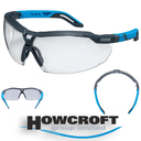 uvex i-5 safety spectacles glasses, Metal-free, Clear lens