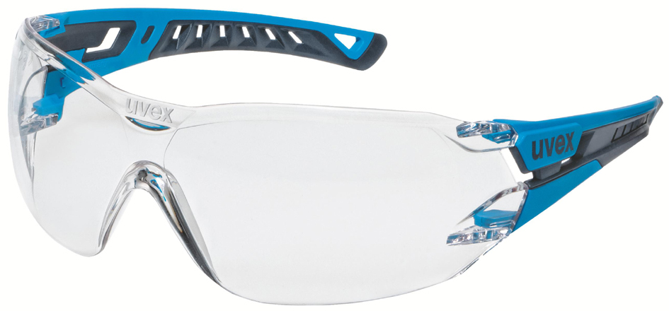 uvex pheos nxt 9128265 anthracite/blue clear supravision excellence PPE Safety Glasses
