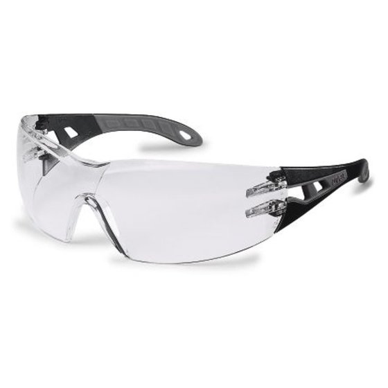 uvex 9192080 black/grey clear supravision plus PPE Safety Glasses