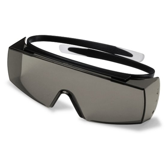 uvex super OTG black grey sunglare supravision sapphire PPE Safety Glasses
