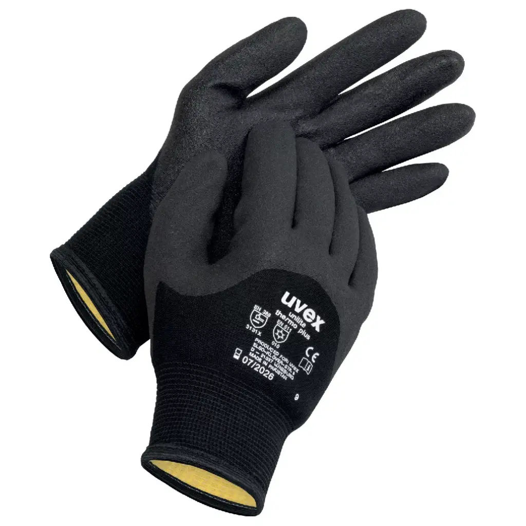 uvex unilite thermo plus Cold Protection 60592 EN388 (3131X) EN511 (010) PPE Safety Gloves