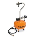 Beta Tools Automotive 1950GPP Portable vehicle tyre inflator with automatic and manual charging, with inflating gun
