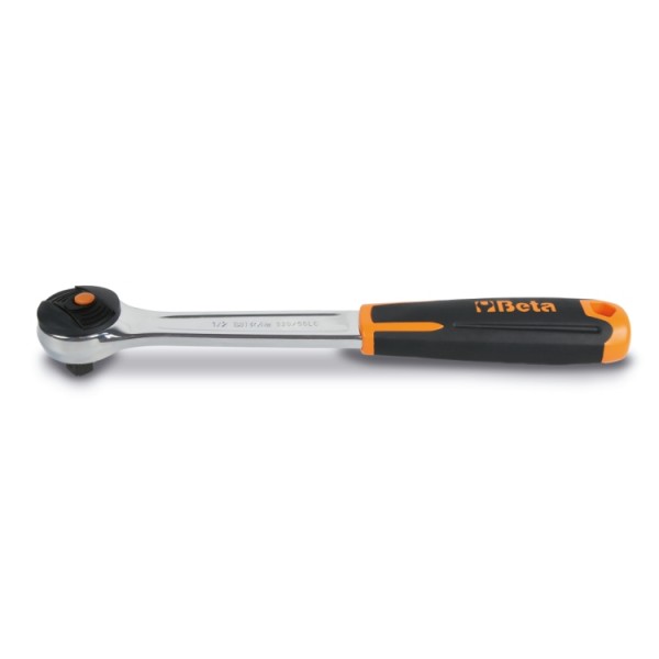 Beta Tools 920/55LC 1/2" male square drive reversible ratchet, "Locking System"