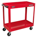 Sealey CX105 Automotive Heavy-Duty Workshop Trolley 2-Level